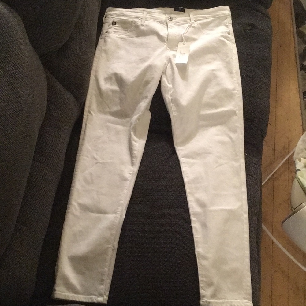 Adriano Goldschmied Jeans white super skinny ankle